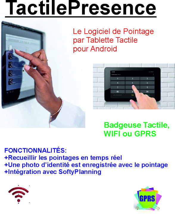 TactilePresence, Le Logiciel de Pointage par Tablette Tactile pour Android